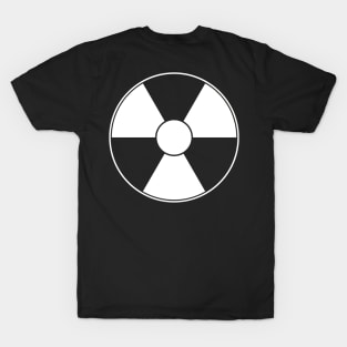 Doc E Brown 24 Hour Scientific Services Radioactive Symbol on Front T-Shirt